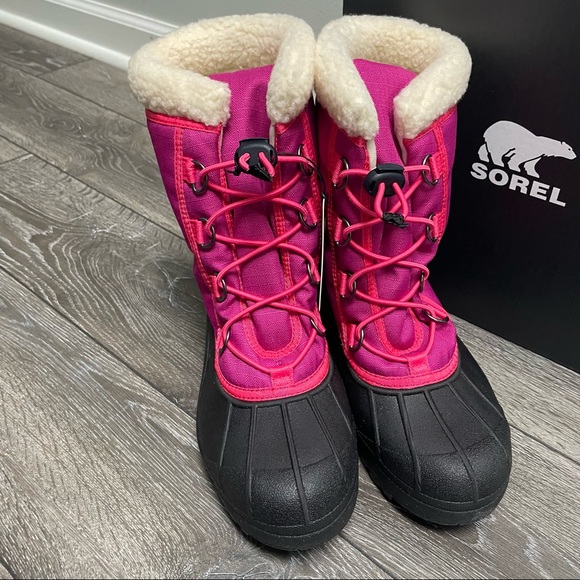 Sorel insulated winter know boots Cumberland youth girths size 7 waterproof NEW - Picture 4 of 6